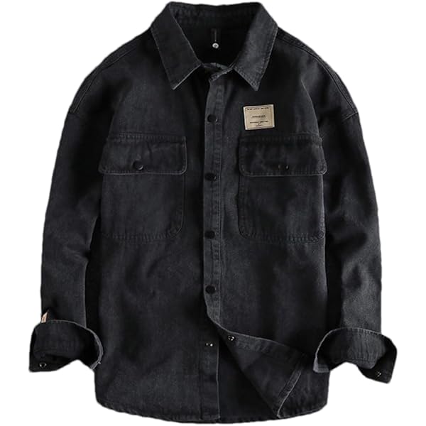 Vintage Washed Corduroy Long-Sleeved Shirt Men's Winter Thick Coat